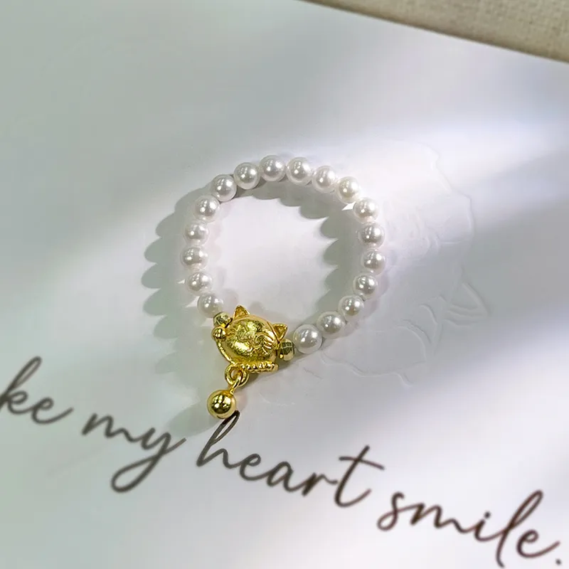 DARA Pearl Rings Women's-4