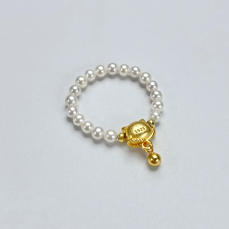 DARA Pearl Rings Women's-3