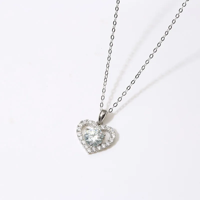 DARA S925 Silver Necklaces Women's-2