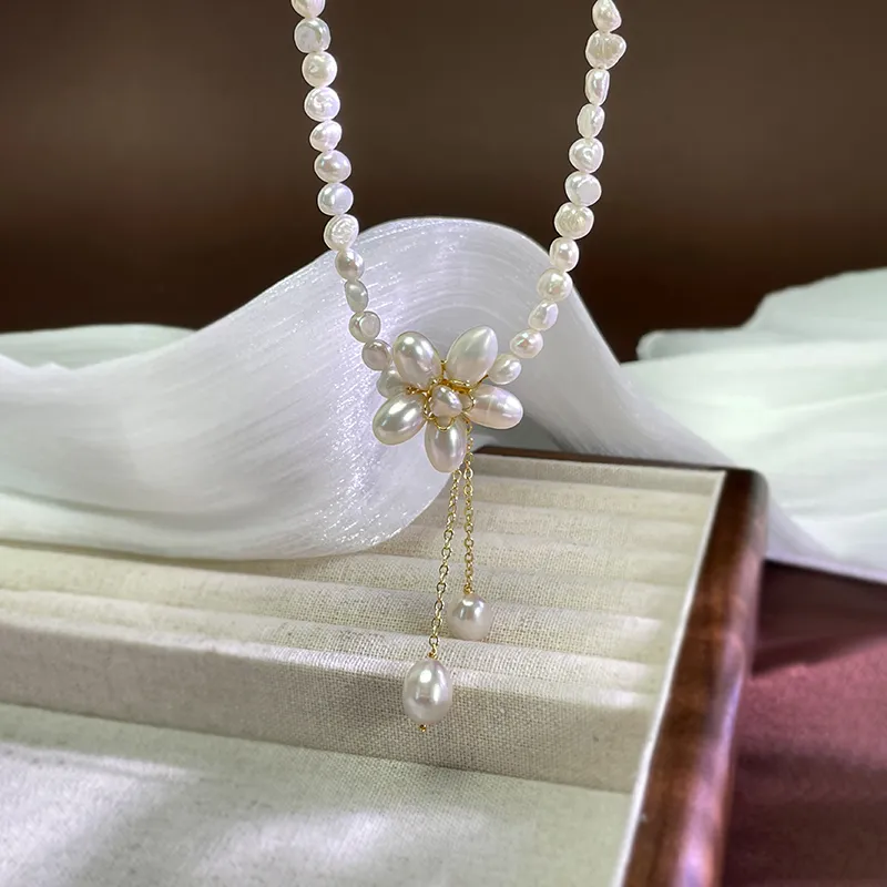 DARA Pearl Necklaces Women's-4