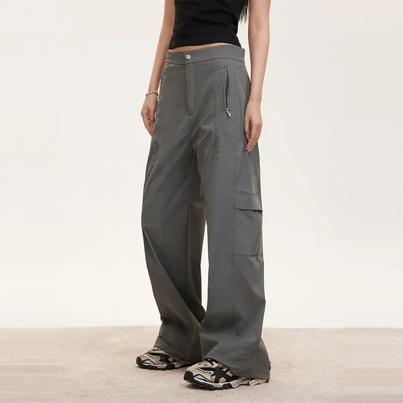 BANDITK GANGN Casual Pants Unisex Ecru-11