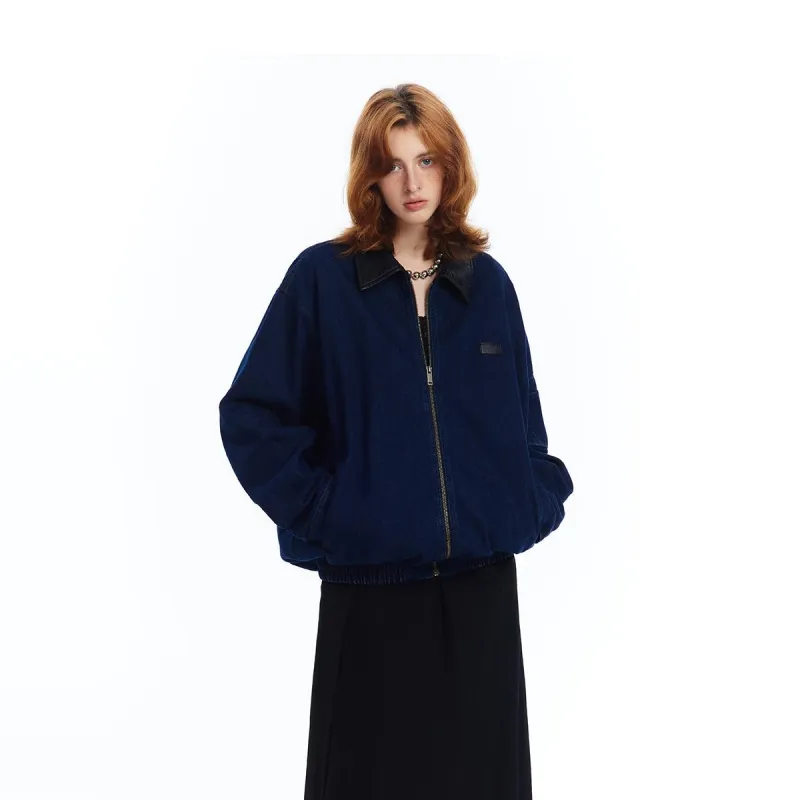 BANDITK GANGN Denim Jacket Unisex Navy Blue-2