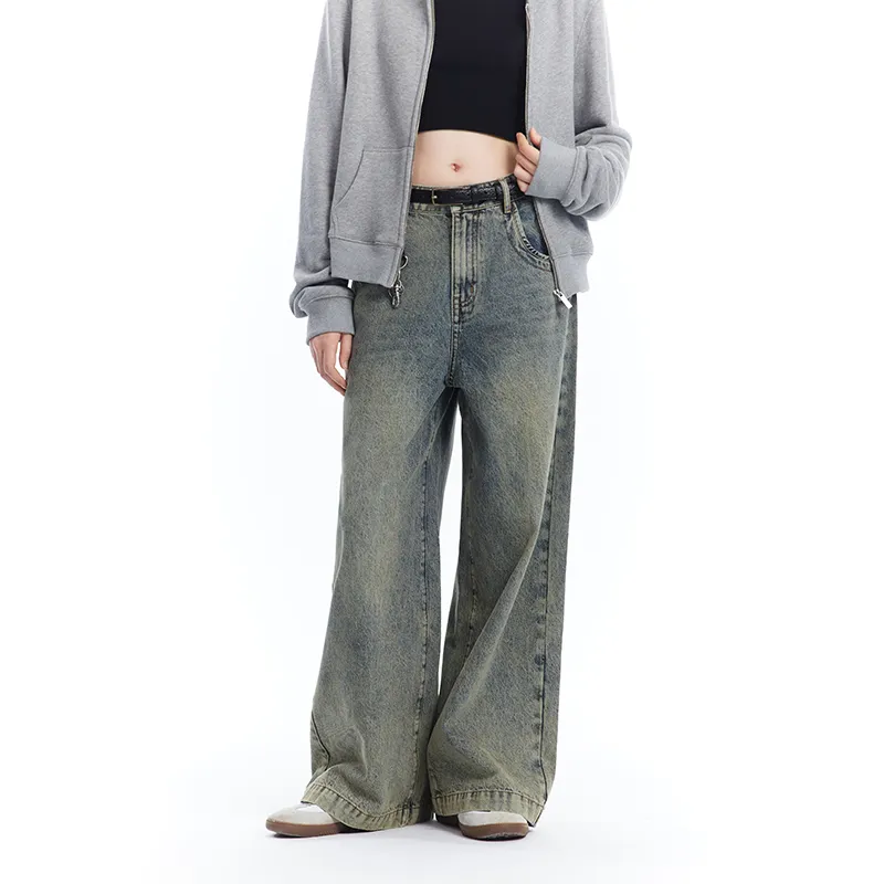 BANDITK GANGN Jeans Unisex Gray-3