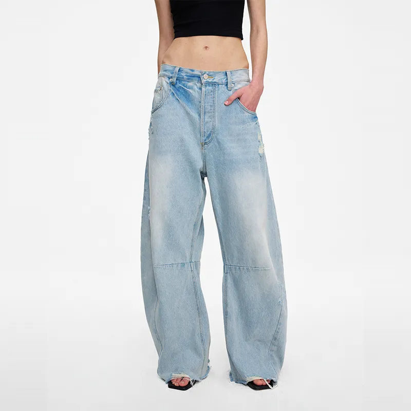 BANDITK GANGN Jeans Unisex White-6