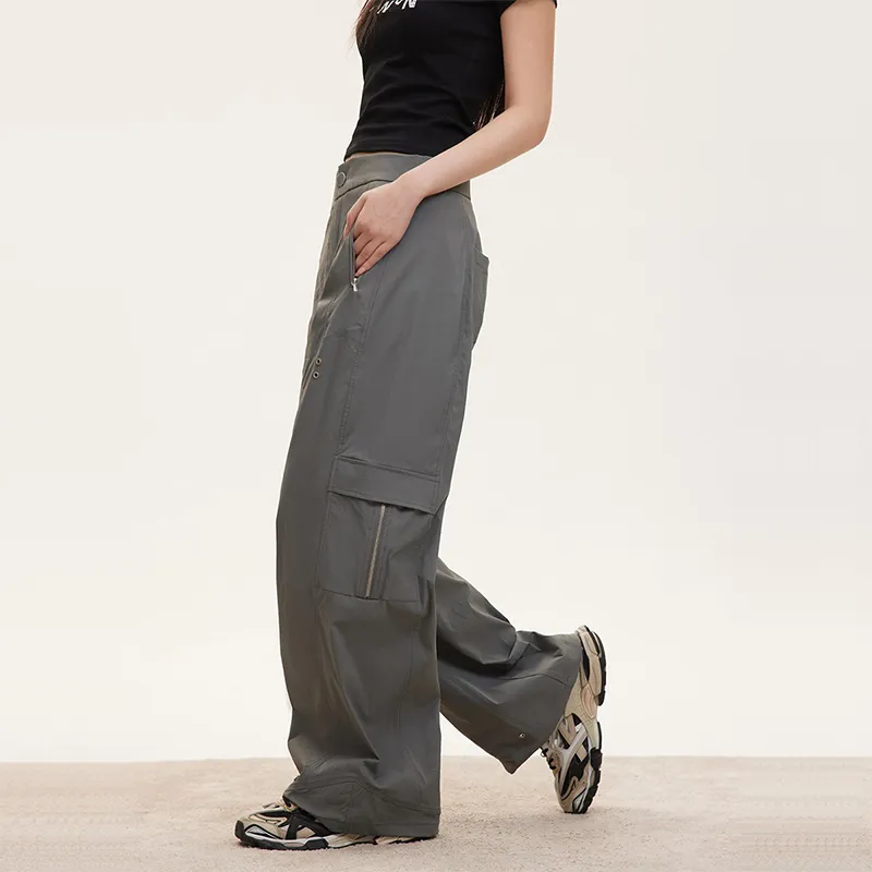 BANDITK GANGN Casual Pants Unisex Ecru-12