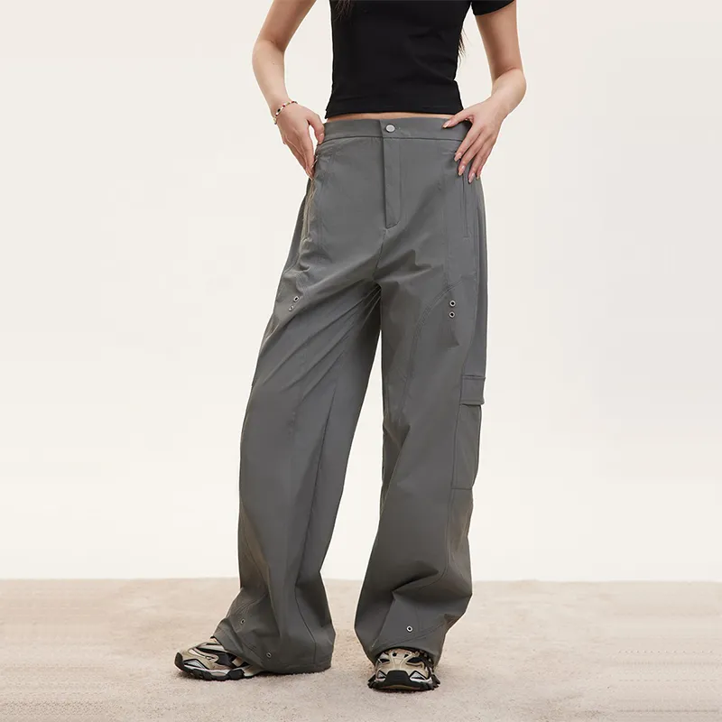 BANDITK GANGN Casual Pants Unisex Ecru-10