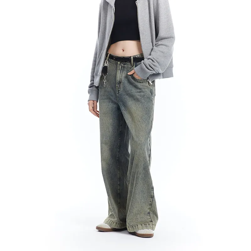 BANDITK GANGN Jeans Unisex Gray-5