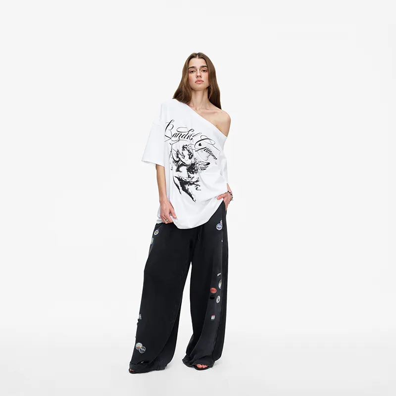BANDITK GANGN T Shirt Women's White-4