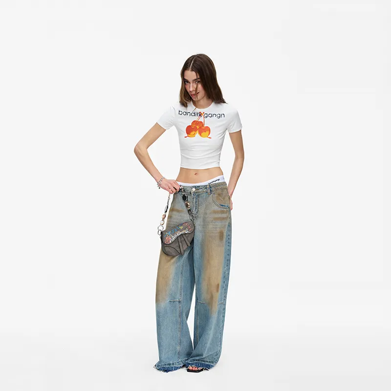 BANDITK GANGN T Shirt Women's White-6