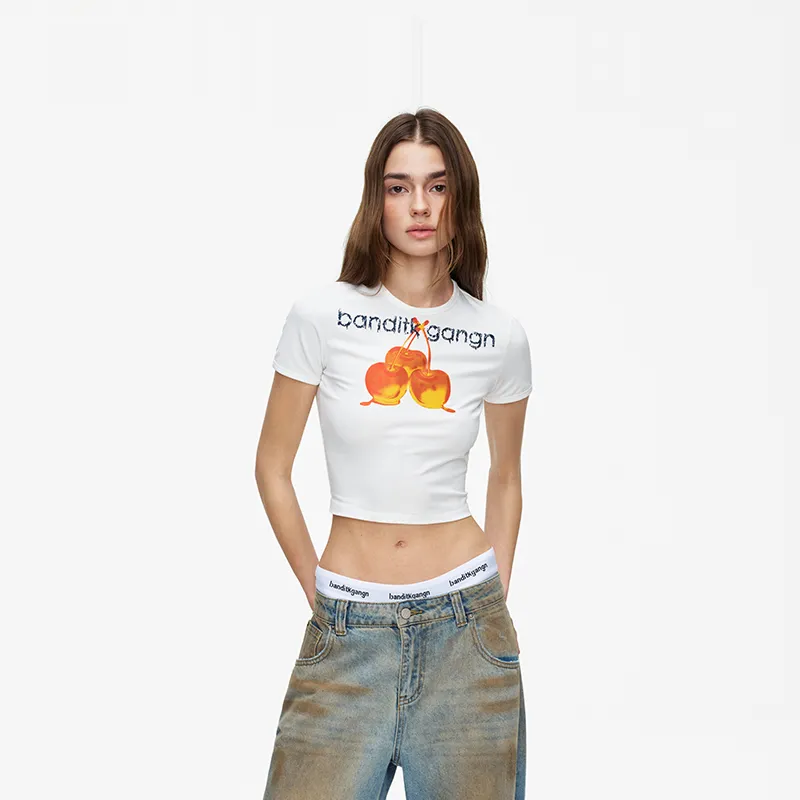 BANDITK GANGN T Shirt Women's White-2