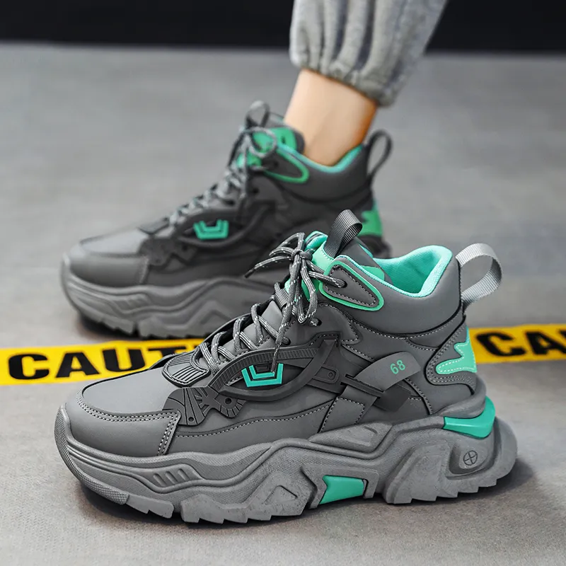 YUZHAOLIN High Top Chunky Sneakers Men's-4