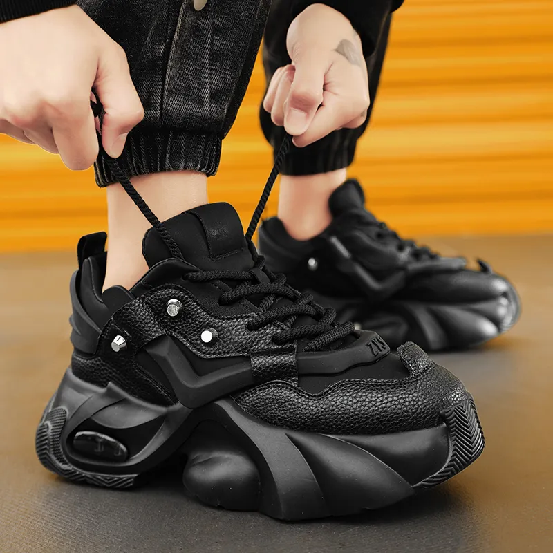 YUZHAOLIN Low Top Chunky Sneakers Men's-5