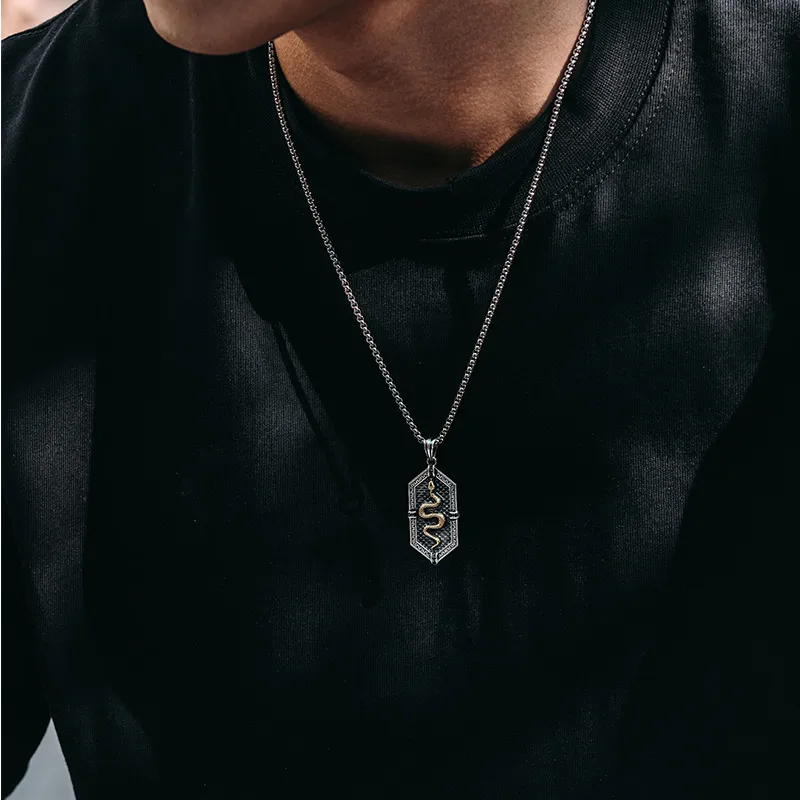 MYSH 925 Sterling Silver Necklaces Men's-4