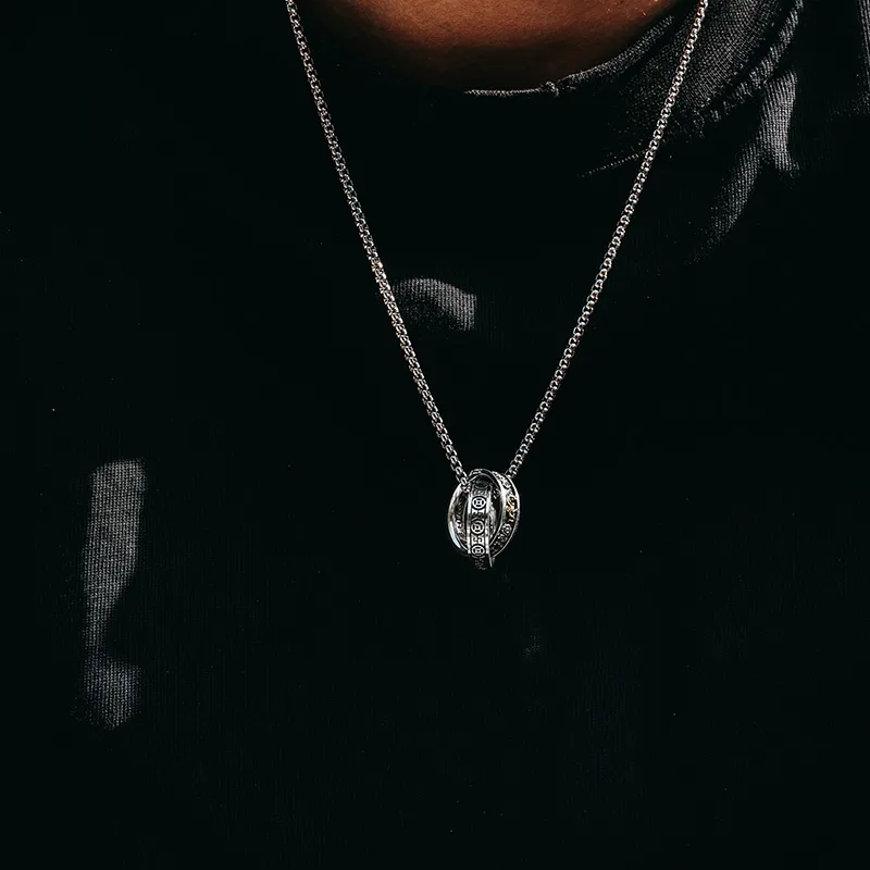 MYSH 925 Sterling Silver Necklaces Men's-11