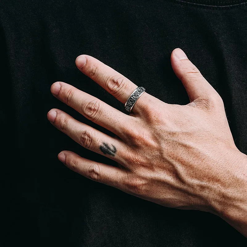 MYSH 925 Sterling Silver Rings Men's-4