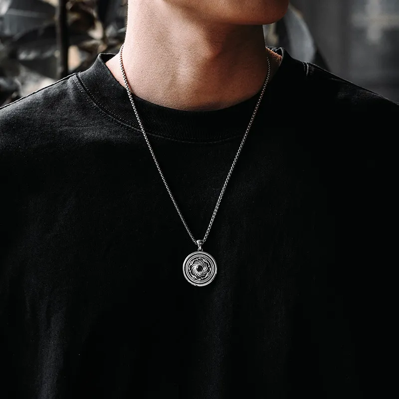 MYSH S925 Silver Necklaces Men's-3