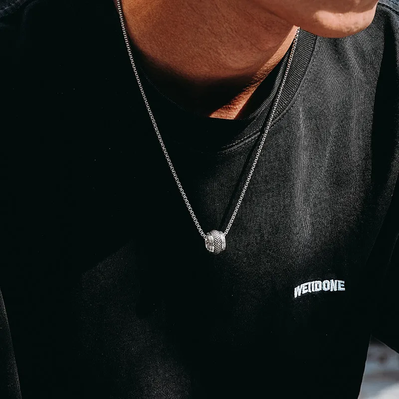 MYSH 925 Sterling Silver Necklaces Men's-5