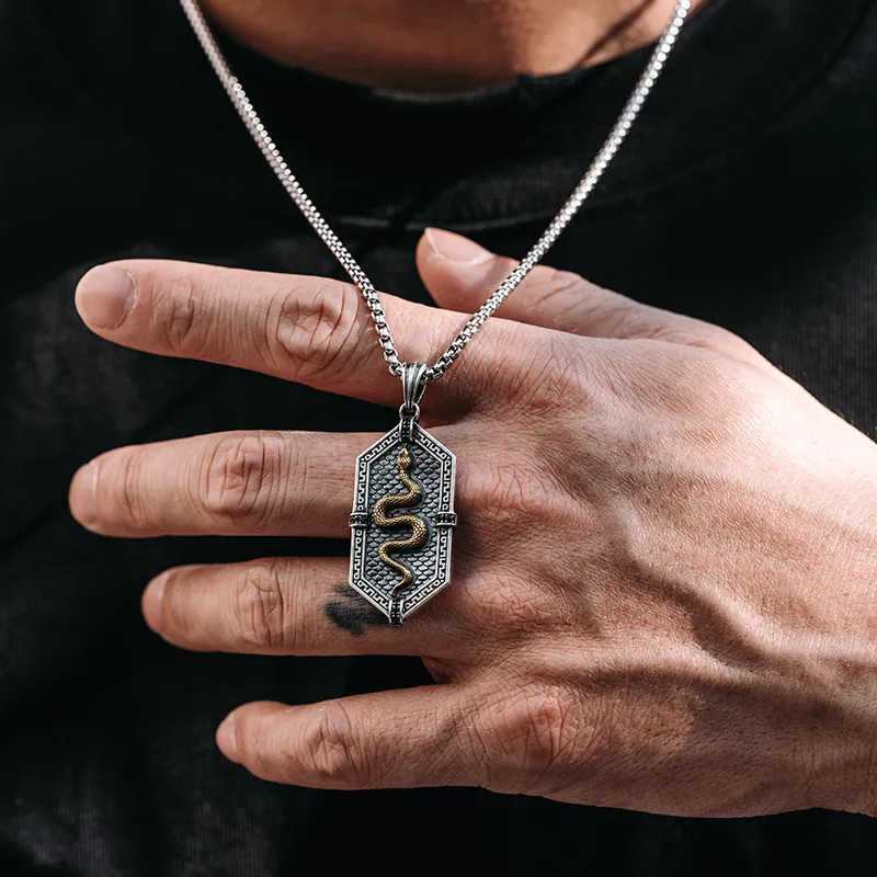 MYSH 925 Sterling Silver Necklaces Men's-12