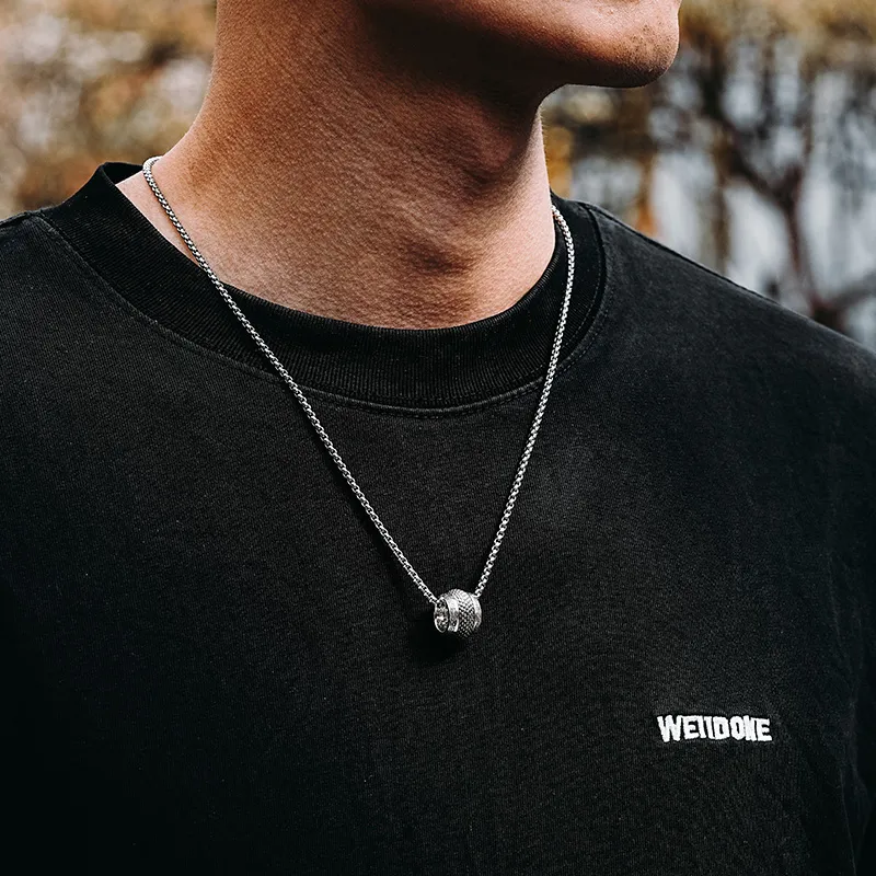 MYSH 925 Sterling Silver Necklaces Men's-4