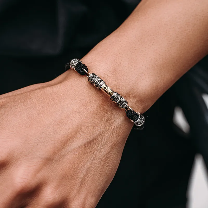 MYSH S925 Silver Bracelets Men's-3