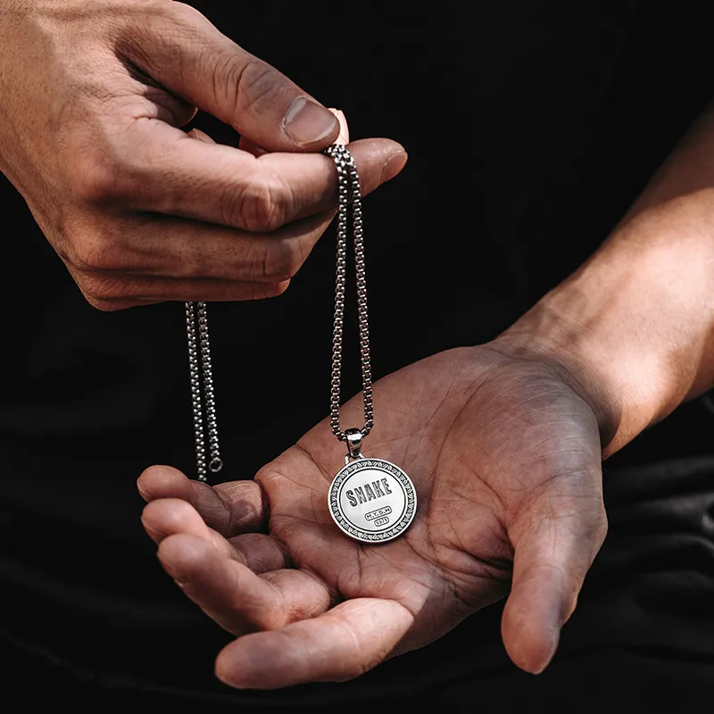 MYSH 925 Sterling Silver Necklaces Men's-6