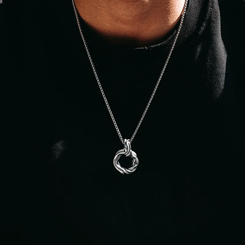 MYSH 925 Sterling Silver Necklaces Unisex-4
