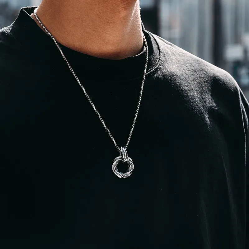 MYSH 925 Sterling Silver Necklaces Unisex-2
