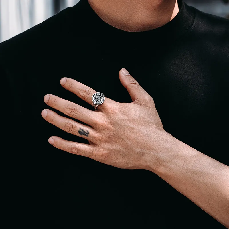 MYSH 925 Sterling Silver Rings Men's-6