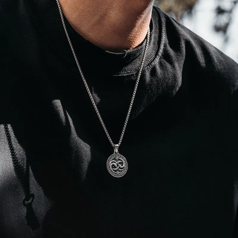 MYSH 925 Sterling Silver Necklaces Men's-12