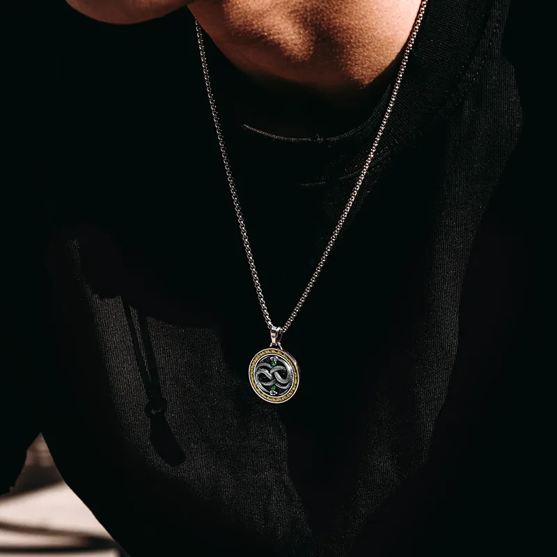 MYSH 925 Sterling Silver Necklaces Men's-11