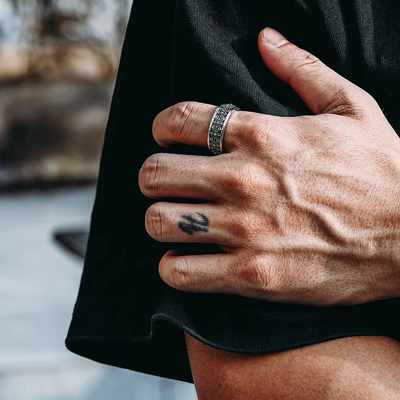 MYSH 925 Sterling Silver Rings Men's-7