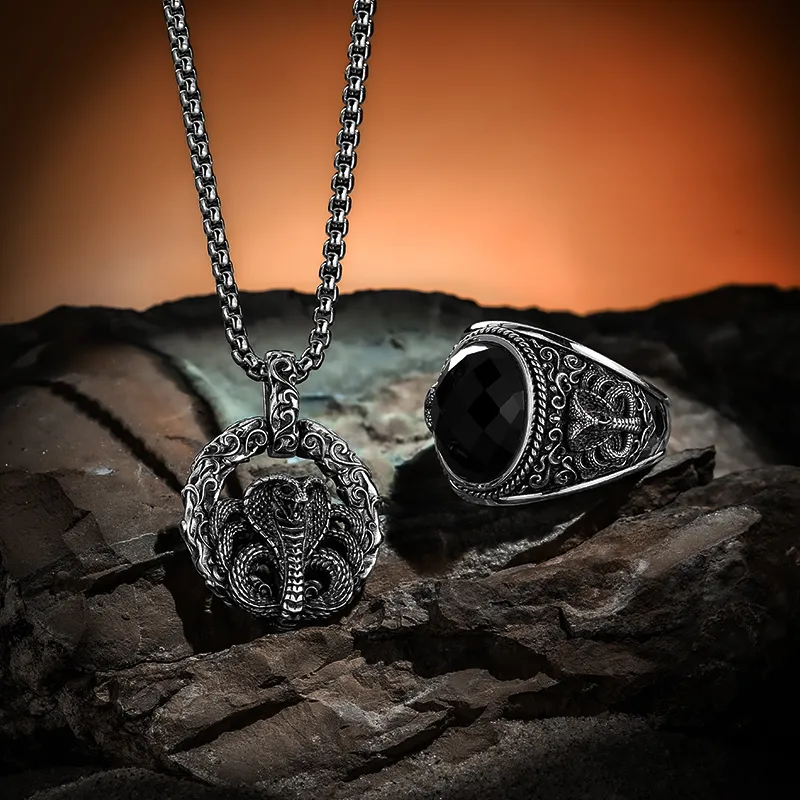 MYSH 925 Sterling Silver Necklaces Men's-3