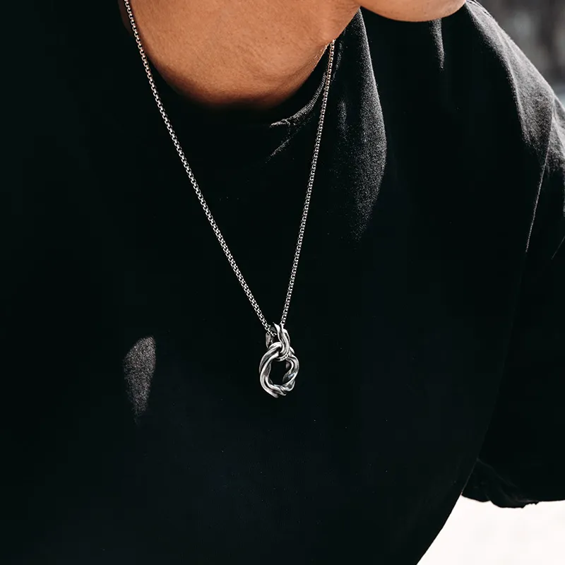 MYSH 925 Sterling Silver Necklaces Unisex-9