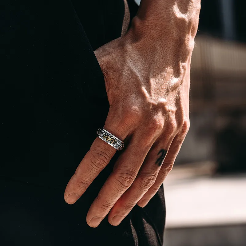 MYSH 925 Sterling Silver Rings Men's-7