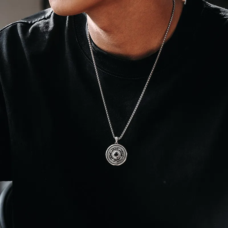 MYSH S925 Silver Necklaces Men's-6