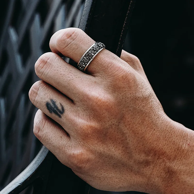 MYSH 925 Sterling Silver Rings Men's-3