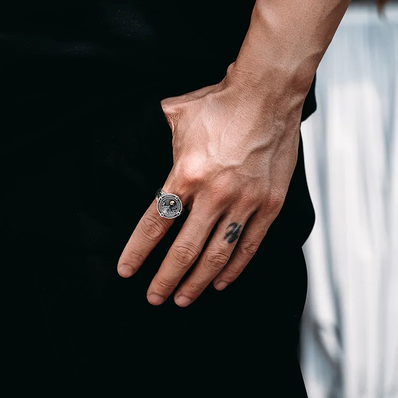 MYSH 925 Sterling Silver Rings Men's-4