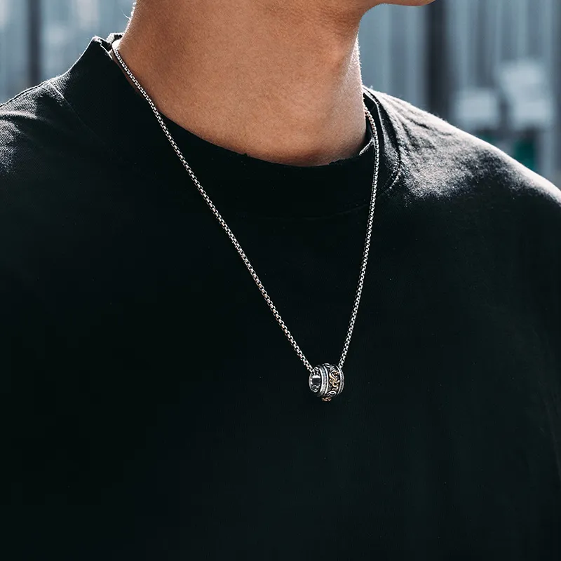 MYSH 925 Sterling Silver Necklaces Men's-6