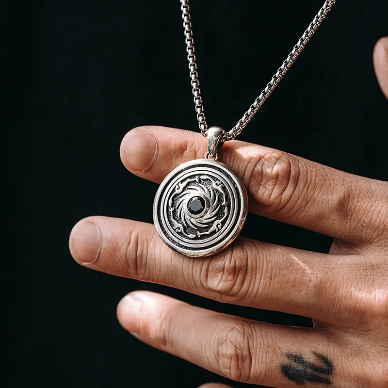 MYSH S925 Silver Necklaces Men's-5