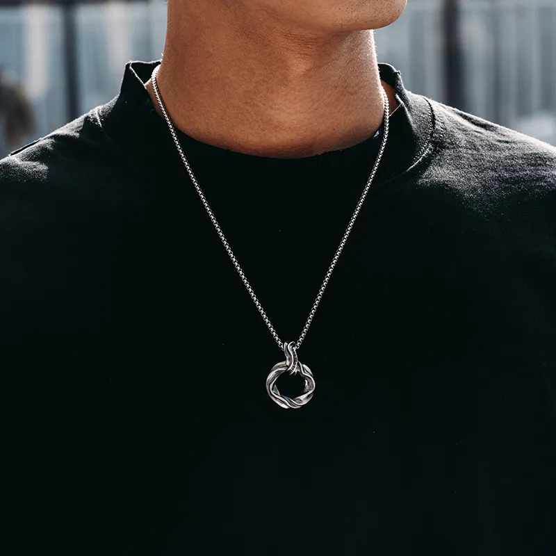 MYSH 925 Sterling Silver Necklaces Unisex-1