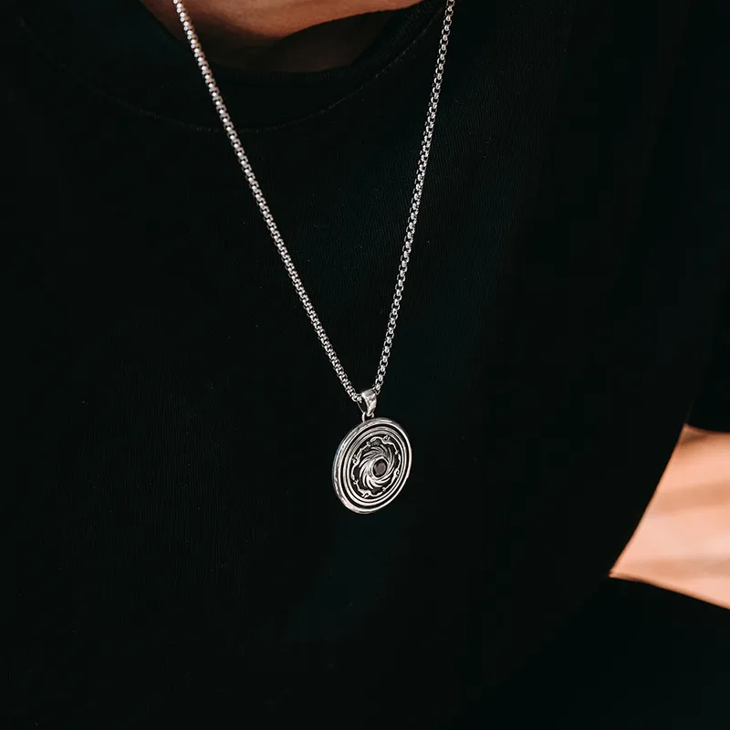 MYSH S925 Silver Necklaces Men's-7