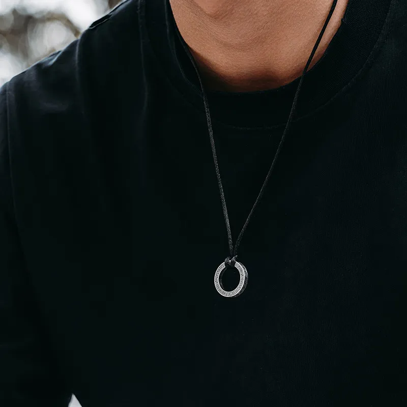 MYSH S925 Silver Necklaces Men's-5