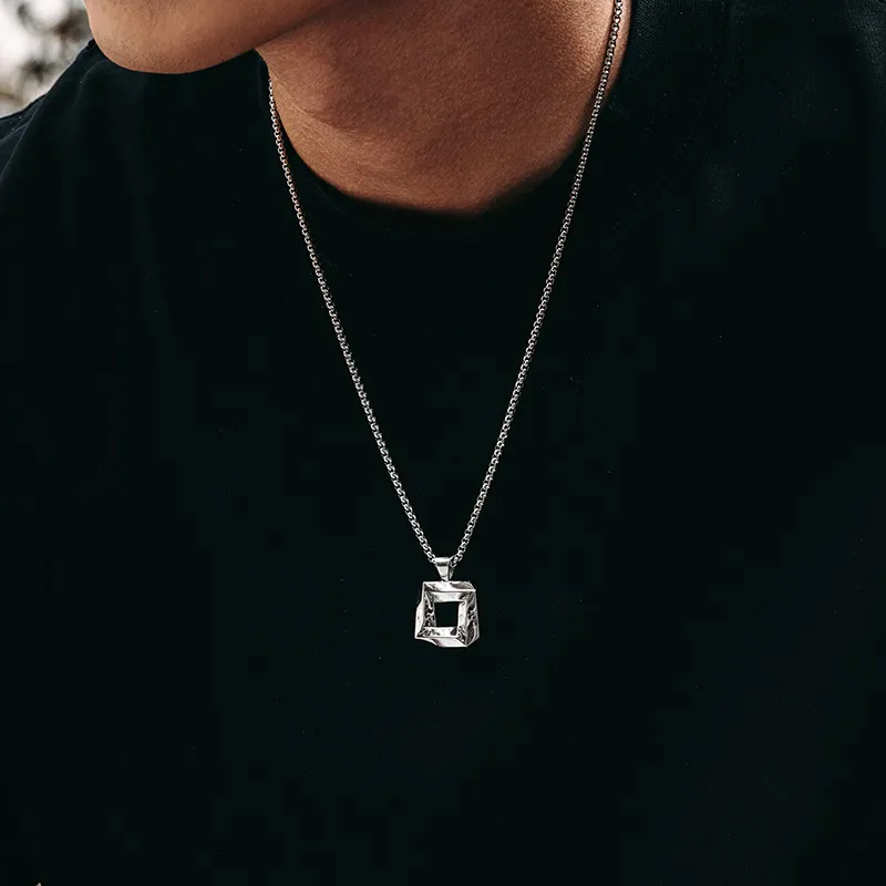 MYSH 925 Sterling Silver Necklaces Men's Silver-5