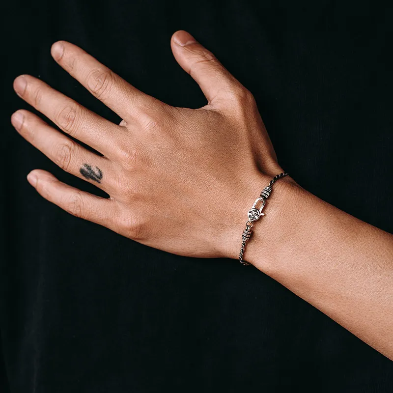 MYSH S925 Silver Bracelets Men's-6