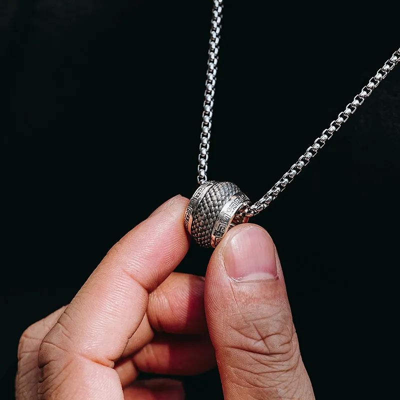 MYSH 925 Sterling Silver Necklaces Men's-6