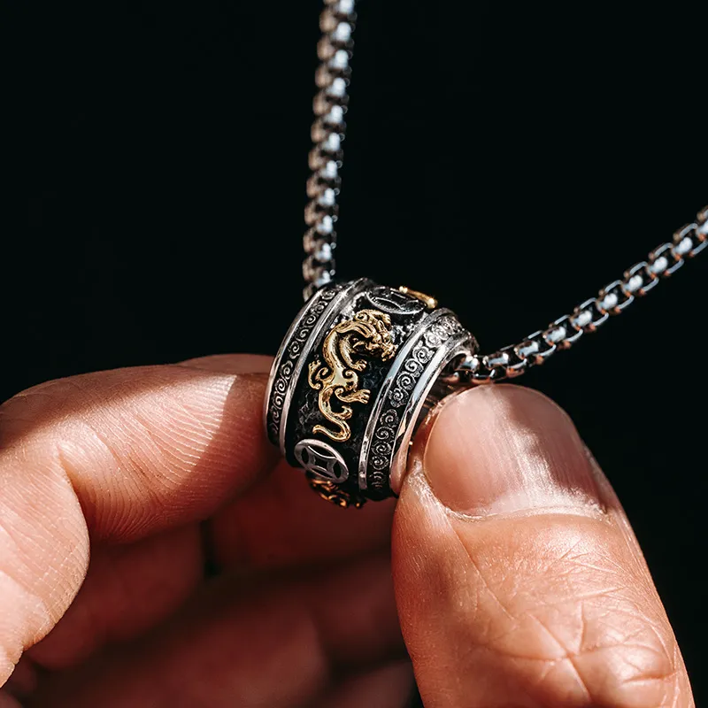 MYSH 925 Sterling Silver Necklaces Men's-11