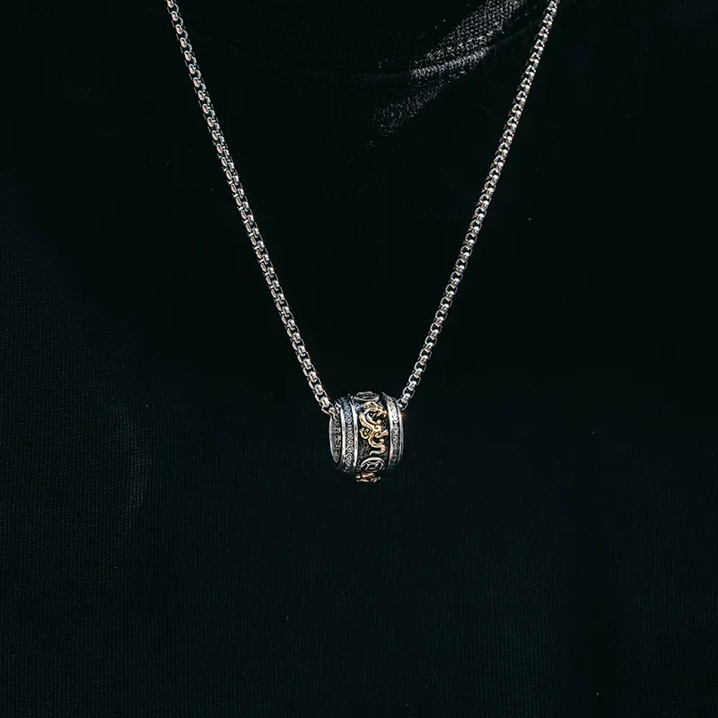 MYSH 925 Sterling Silver Necklaces Men's-13