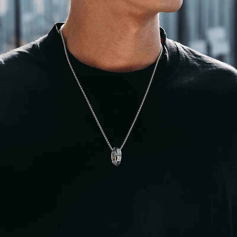 MYSH 925 Sterling Silver Necklaces Men's-9