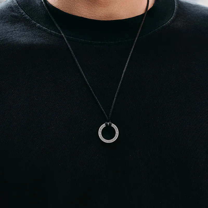 MYSH S925 Silver Necklaces Men's-4