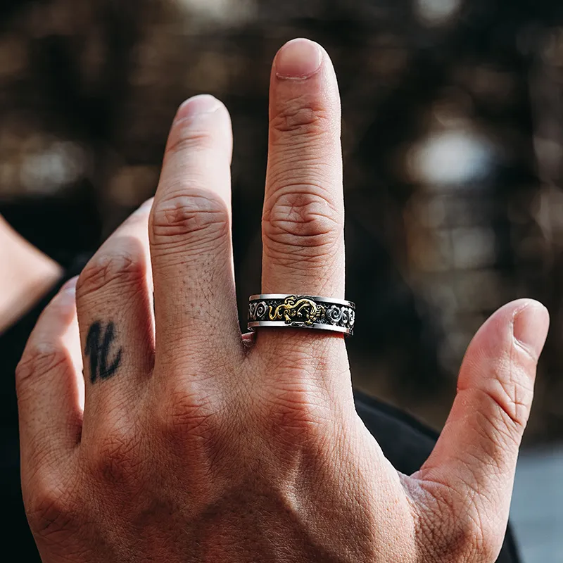 MYSH 925 Sterling Silver Rings Men's-3